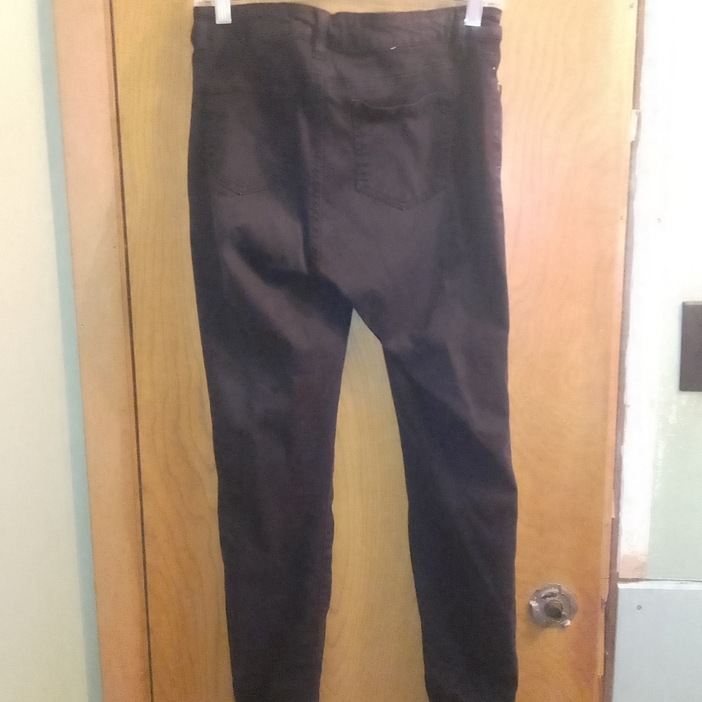 Black Skinny Jeans Buffalo David Bitton Mid Rise Stretch Royal Size 10/30 - Picture 9 of 11